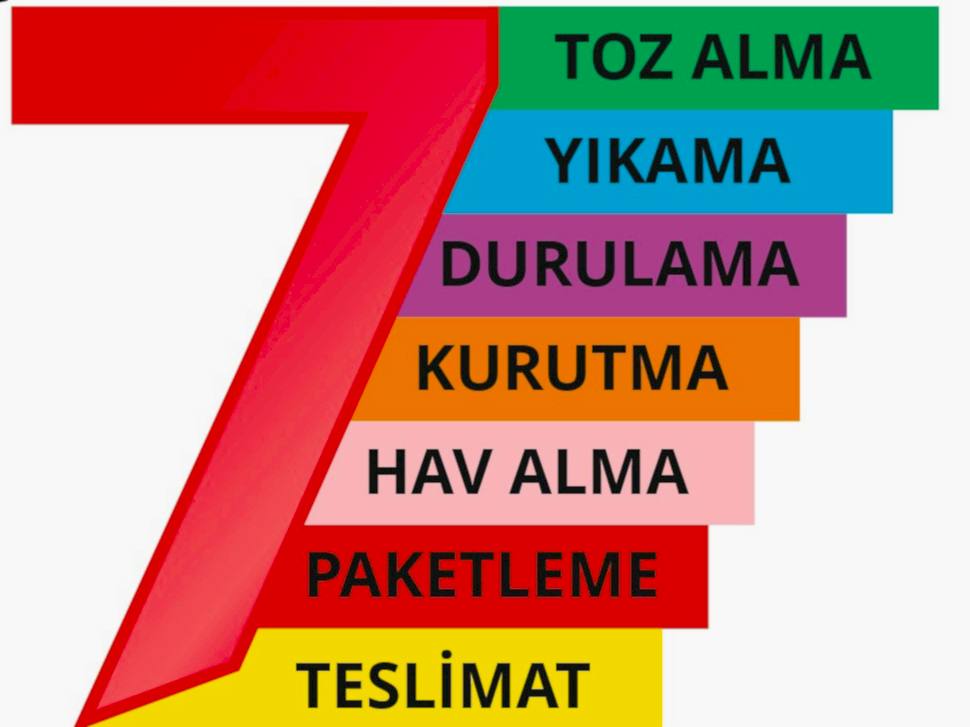 7 aşamalı temizlikle FARK katıyoruz.